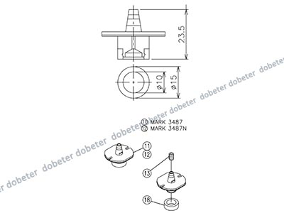panasonic CM602 nozzle 3487NNNN MTKU001762AB